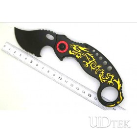 Folding knife with aviation Aluminum handle UD17020 